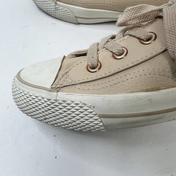 Airwalk Pink Legacee Cap Toe Sneakers Size 7.5 Faux Leather - Picture 10 of 11